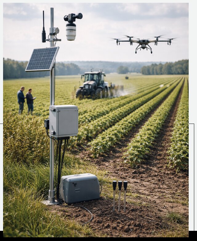 Разработка IoT мониторинга полей в Озёрске от 8621 р. | АвикейОзр